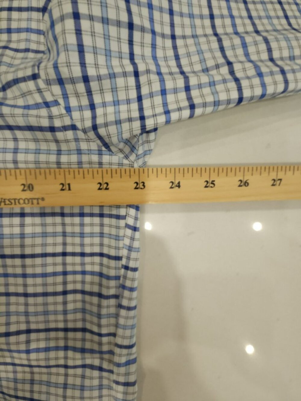 Brooks Brothers Oxford OCBD Button Down Shirt Mens M Blue Gingham Vintage - Picture 9 of 14